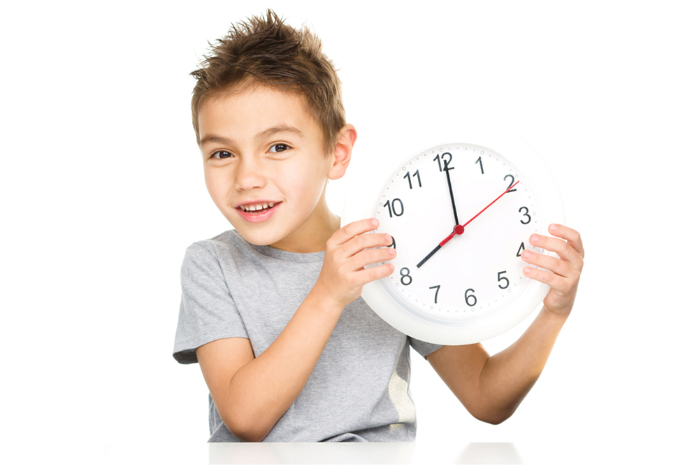 Как научить ребёнка определять время?